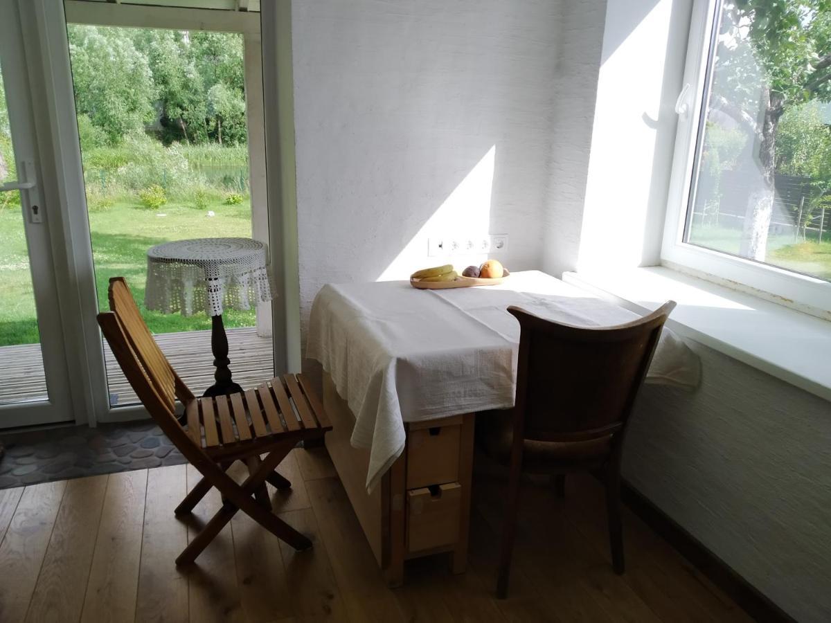 הוילה קרטינגה River Side Studio, 9Mi From Palanga, With Sauna מראה חיצוני תמונה