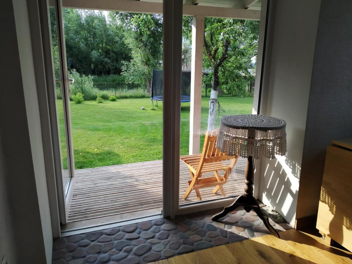 הוילה קרטינגה River Side Studio, 9Mi From Palanga, With Sauna מראה חיצוני תמונה